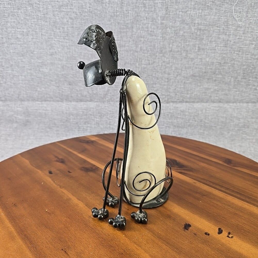 Black Dog Metal And porcelain body With‎ Bobbing Head Action - Picture 4 of 11